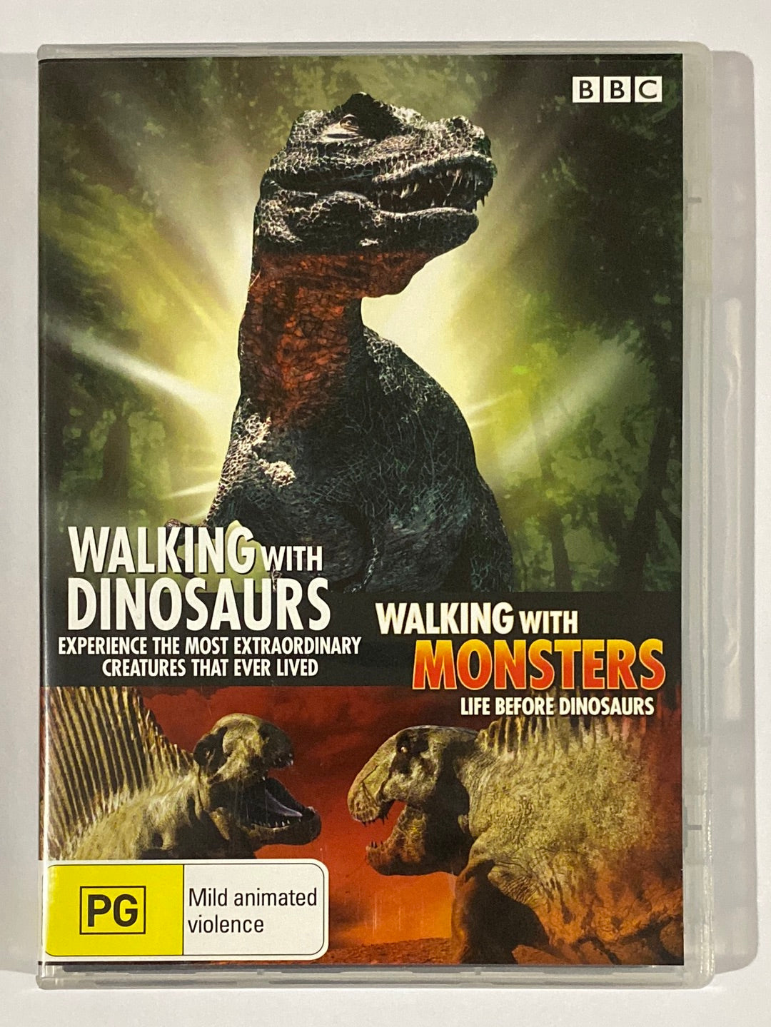 Walking with Dinosaurs/Monster/Beasts DVDs BBC TV Documentary PAL 4 3-Disc VGC