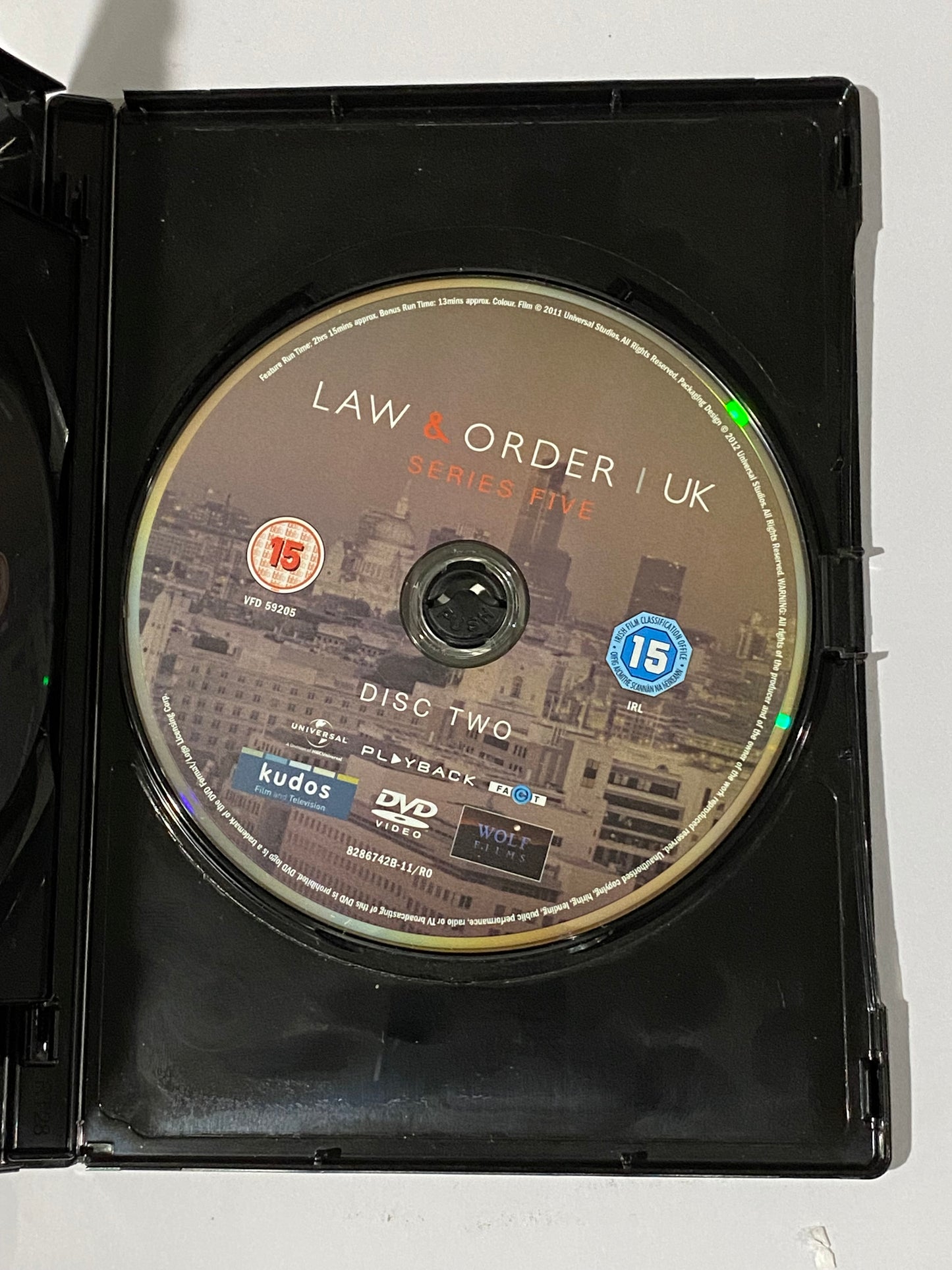 Law & Order UK Series 5 DVD ITV Drama 2-Disc Set PAL 2,4,5 VGC