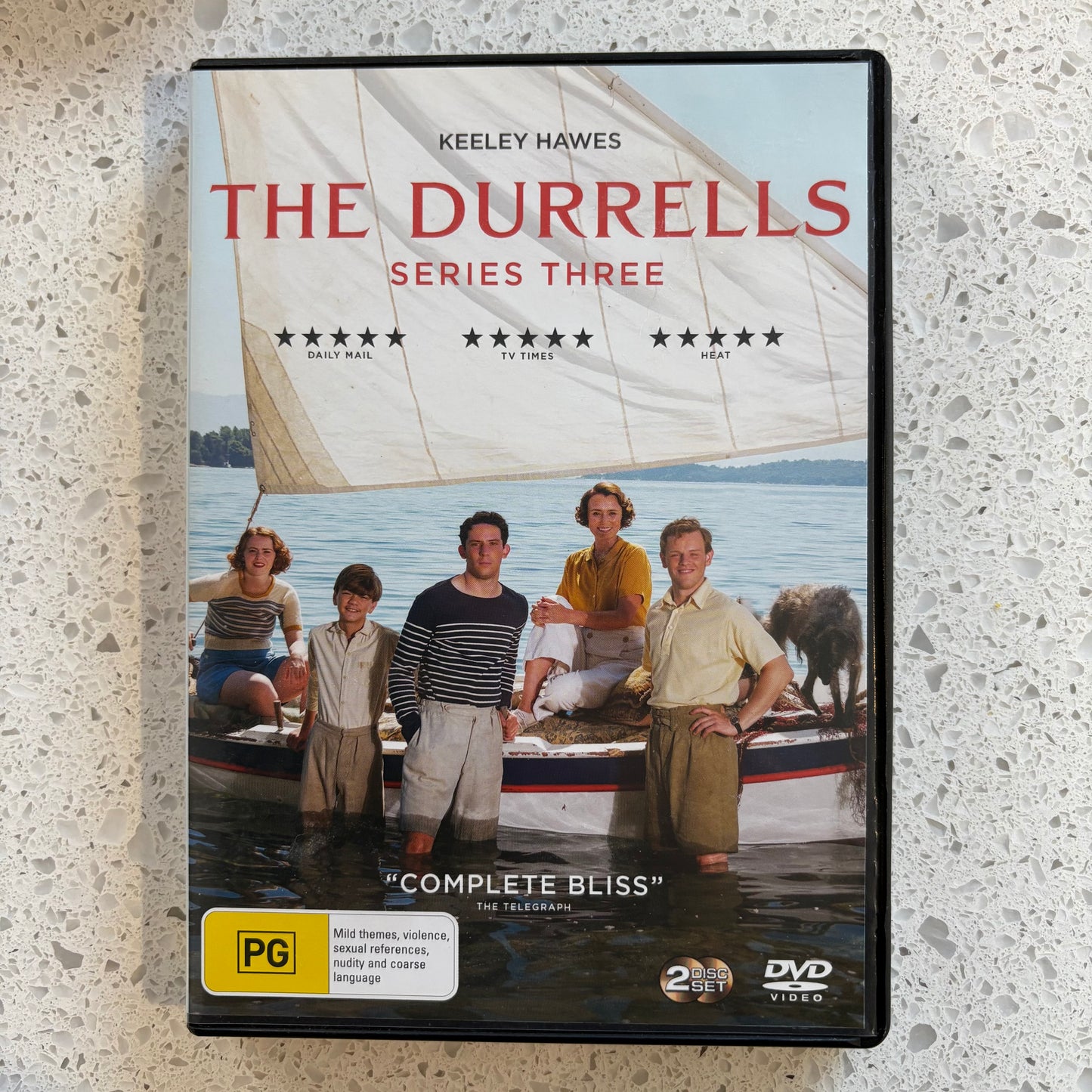 The Durrells Series 1-4 Complete Set DVD BBC Adaptation PAL 2,4 VGC