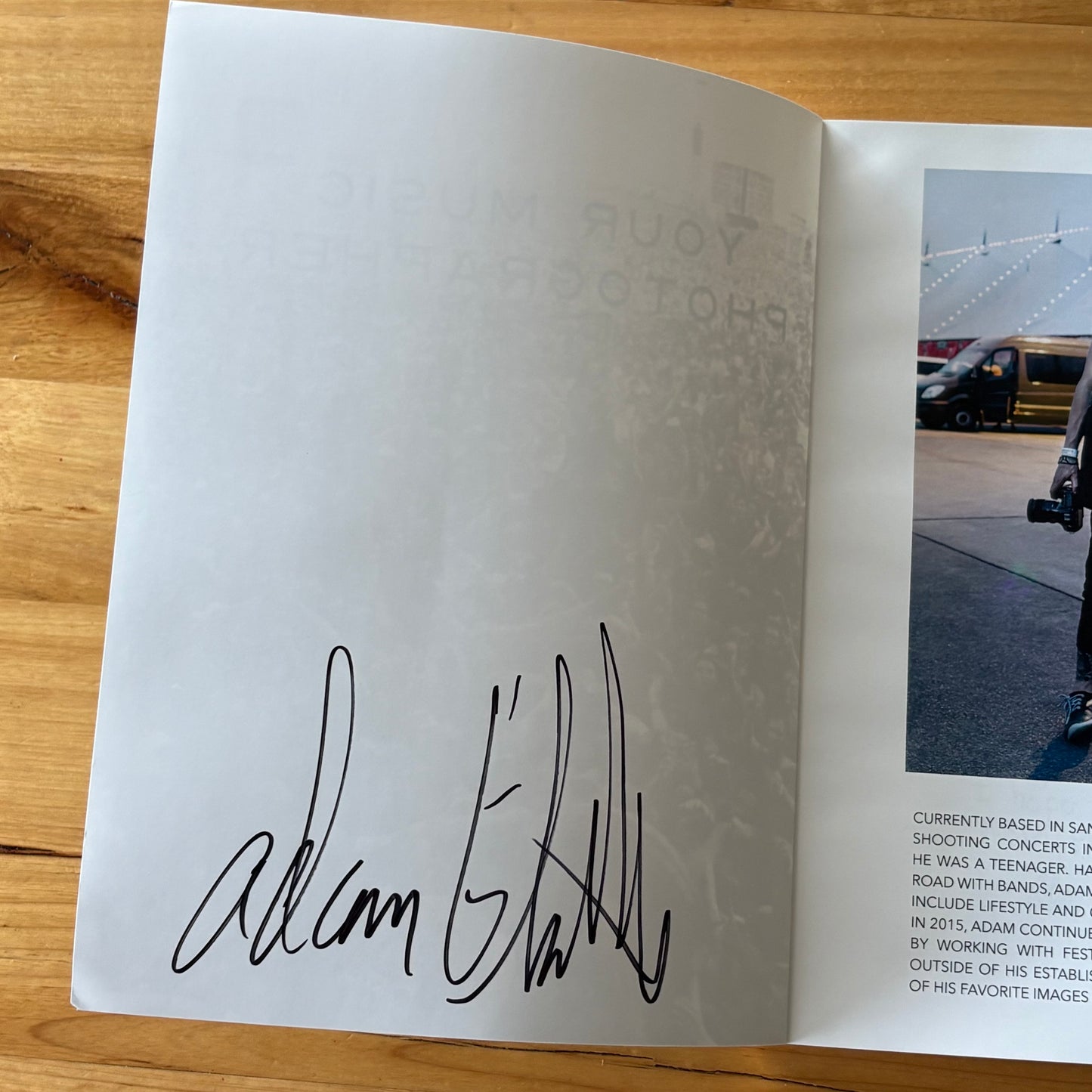 Your Music Photographer Adam Elmakias 2 Book Bundle Photography SIGNED