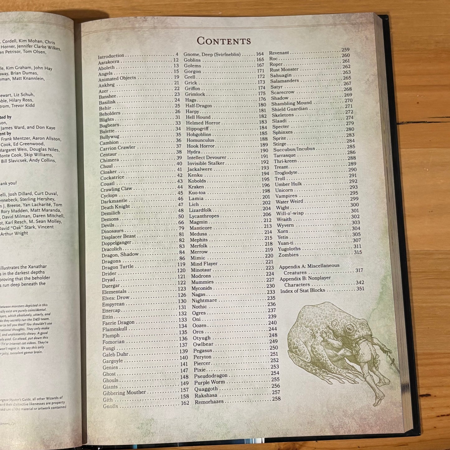 Dungeons & Dragons Monster Manual Hardcover 2014 1st Printing GD