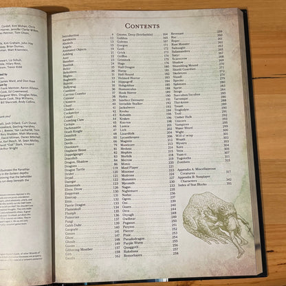 Dungeons & Dragons Monster Manual Hardcover 2014 1st Printing GD
