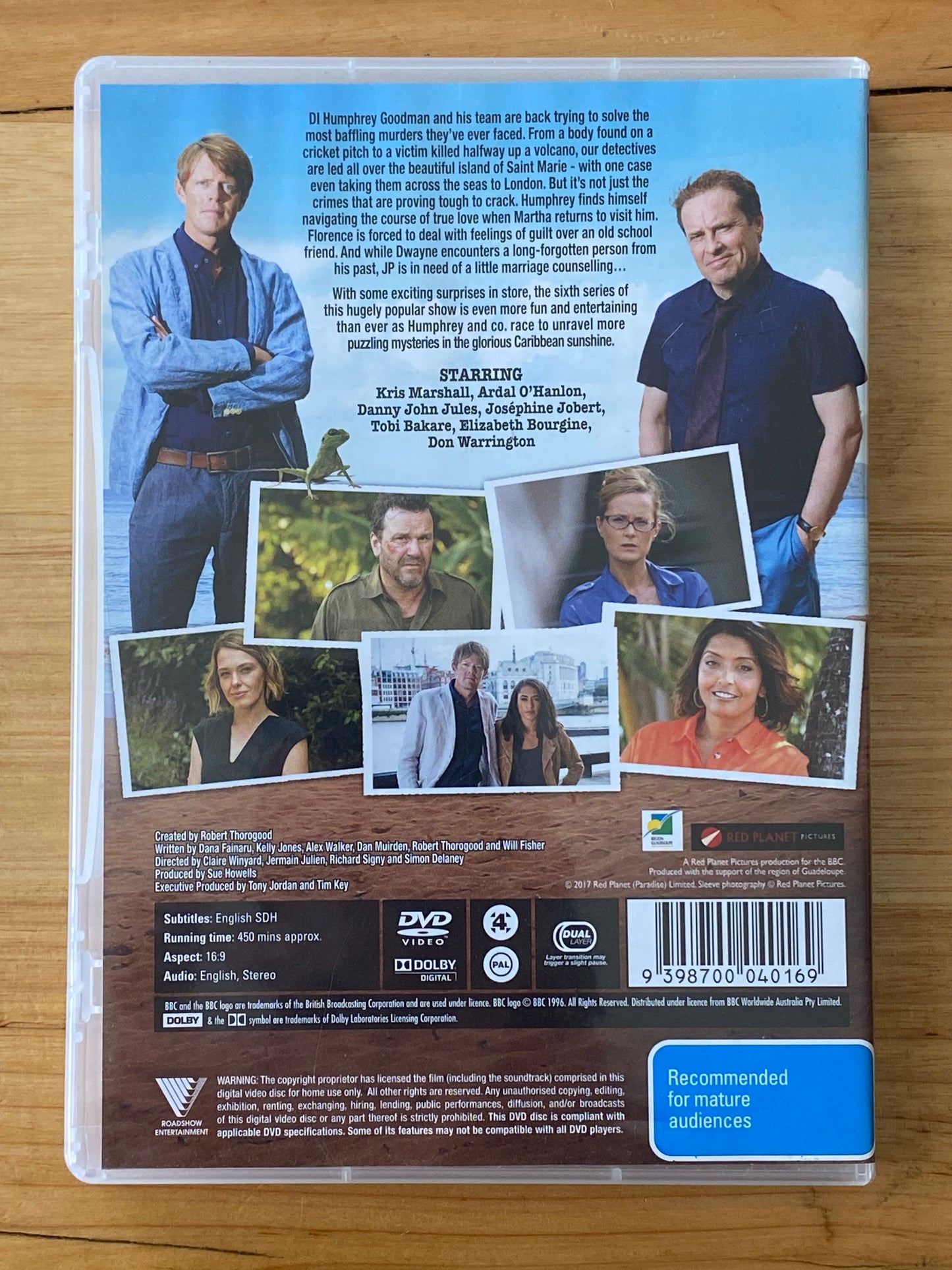 Death In Paradise Series 6 & 7 DVD BBC Detective Show 3-Disc PAL 4 VGC