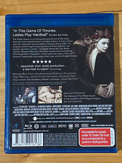 The White Queen Blu-Ray 3-Disc Region B VGC