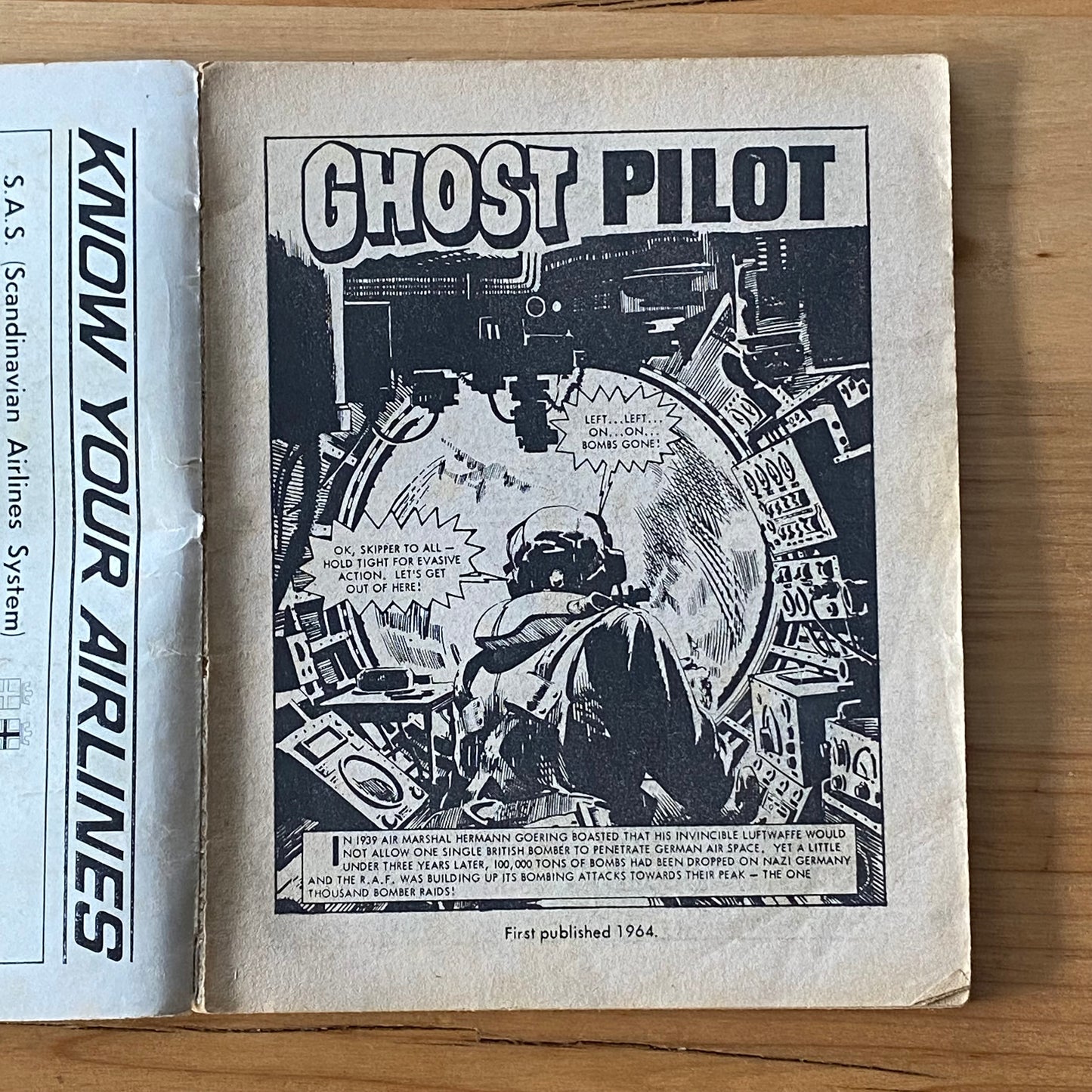 Commando War Comic #643 Ghost Pilot 1972