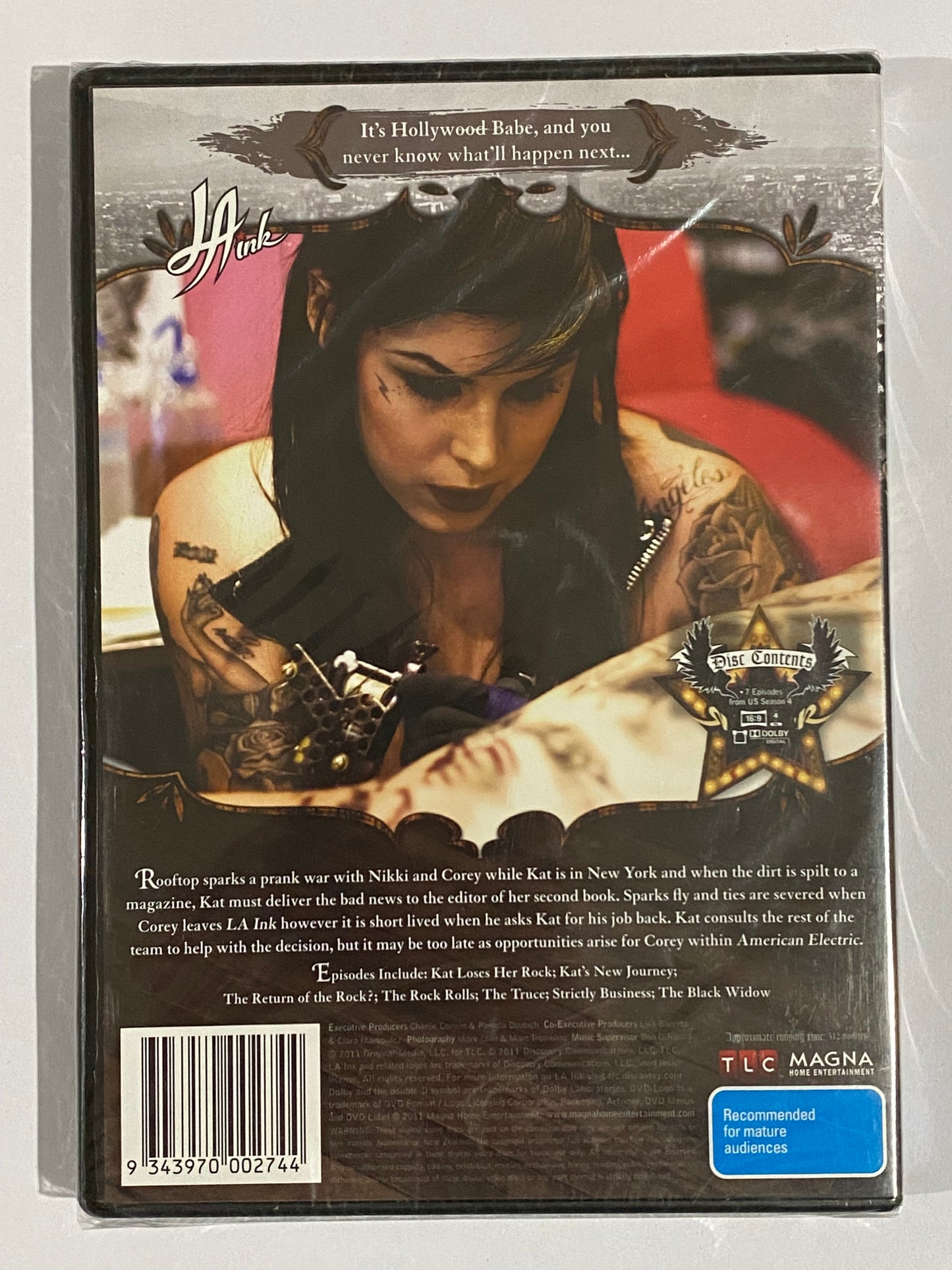 LA Ink Collection 10 DVD PAL 4 Brand New Sealed