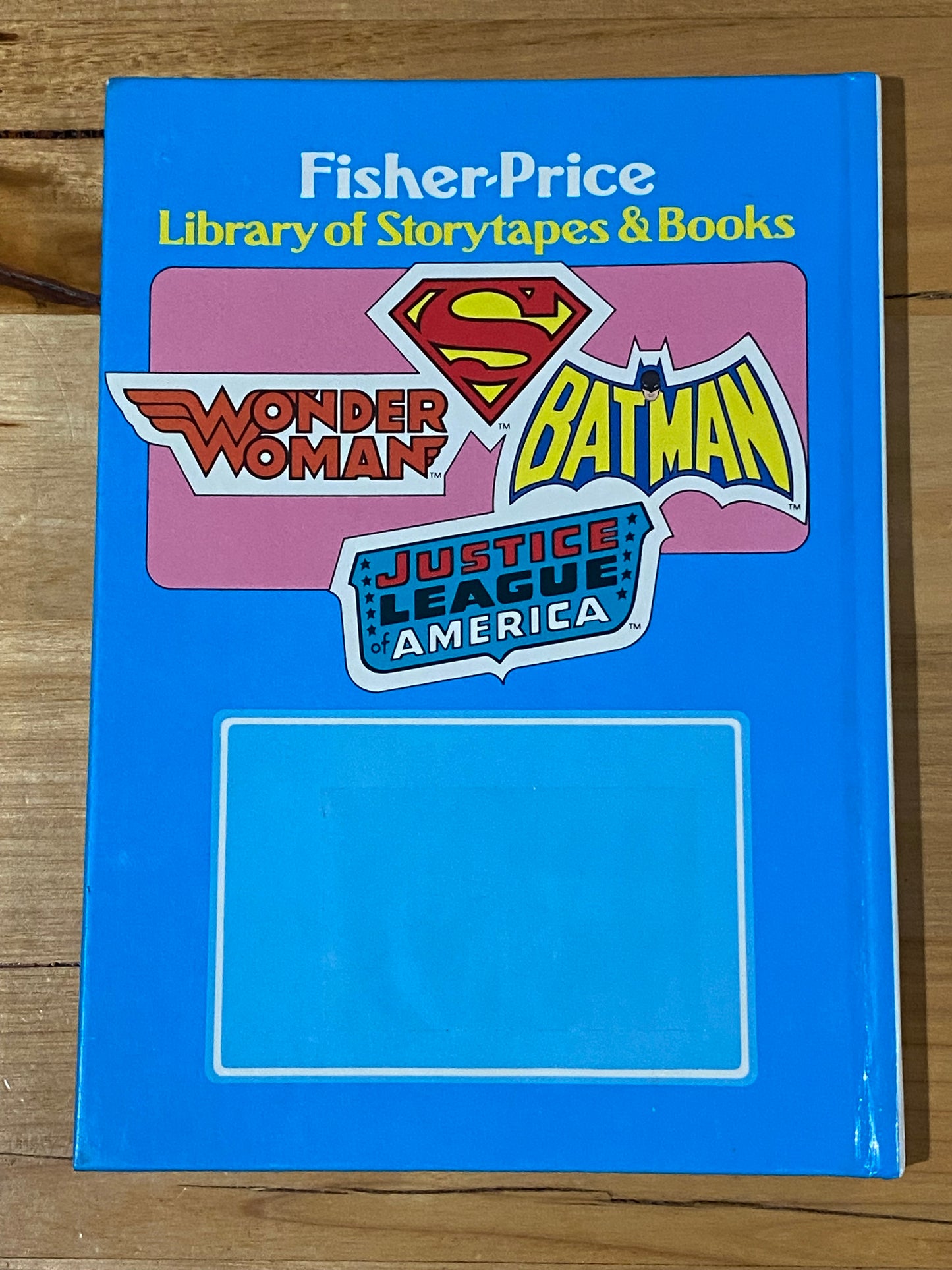 Justice League Of America The Lunar Invaders Fisher Price Hardcover 1982 GD - Book Only