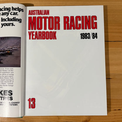 Australian Motor Racing Year 13 Hardcover 1983/84 GD
