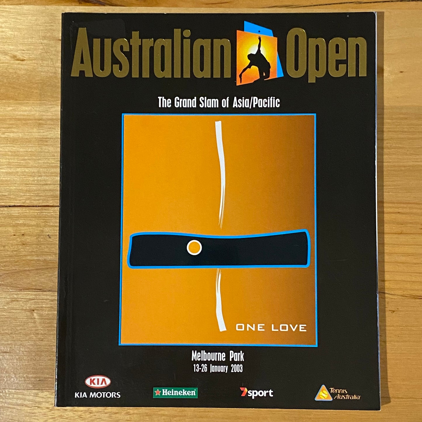 Australian Open Tennis Official Programs 1998, 2003 and 2003 VGC