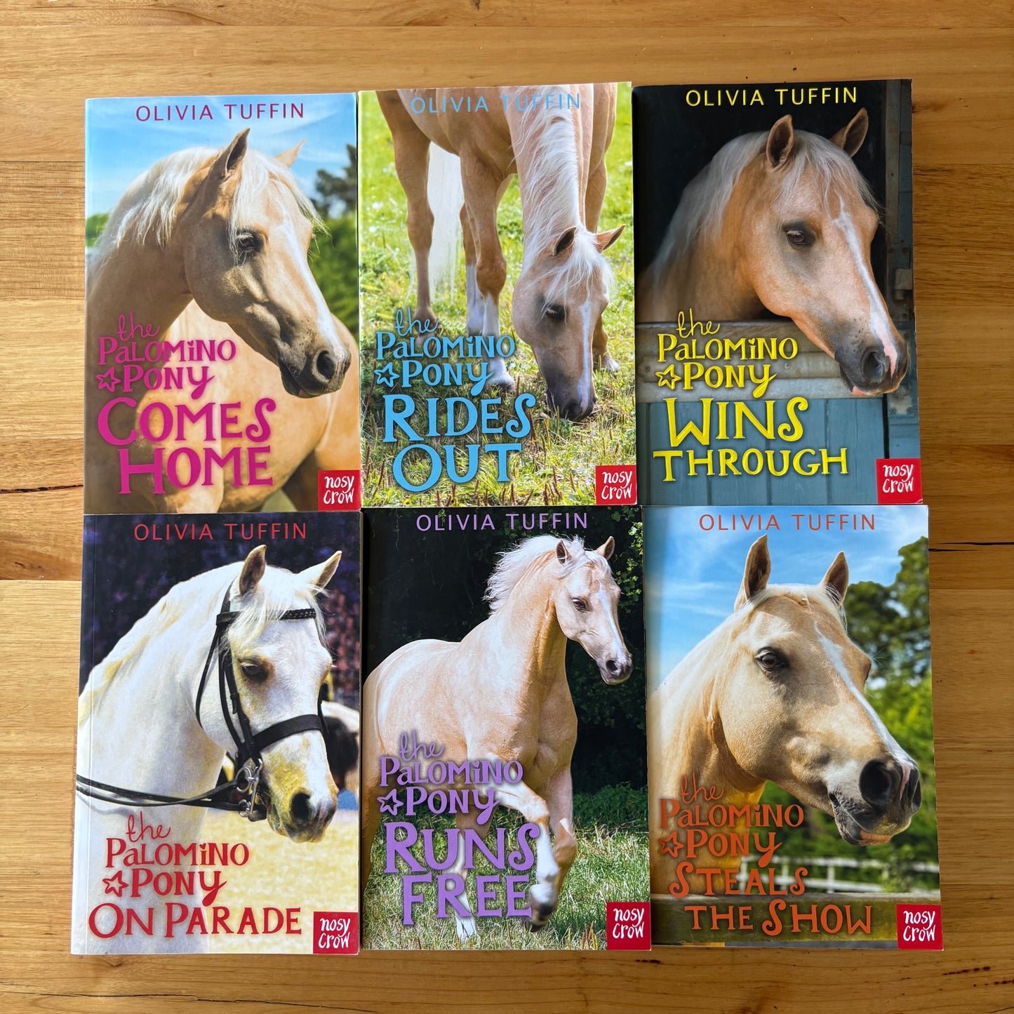 The Palomino Pony Olivia Tuffin Bundle of 6 Paperbacks VGC