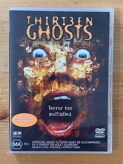 Thirteen Ghosts DVD Terror Has Multiplied PAL 4 VGC