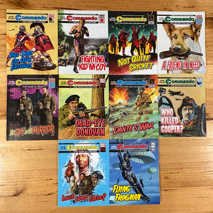 Commando War Comics x 10 Bundle Printed 2022 DC Thomson 308