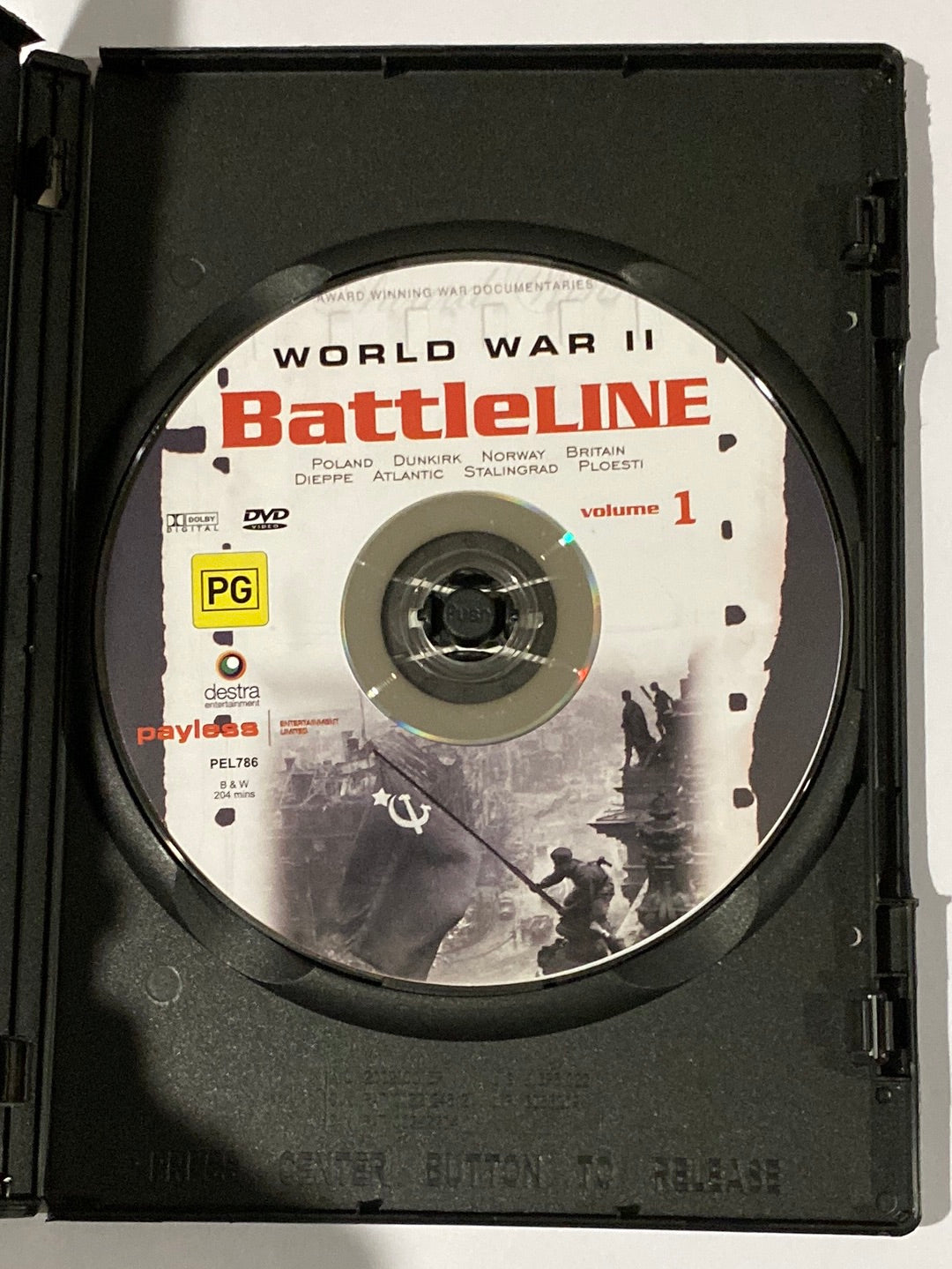 World War 2 Battleline DVD Vol 1 VGC