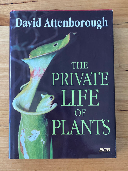 David Attenborough Private Life Of Plants & Trials Of Life Hardcover VTG GD