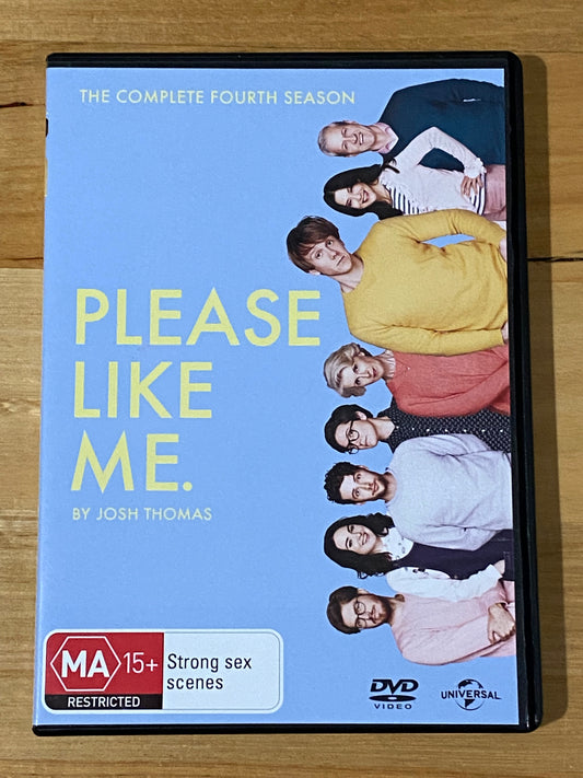 Please Like Me Complete Fourth Season DVD Josh Thomas PAL 2,4 VGC