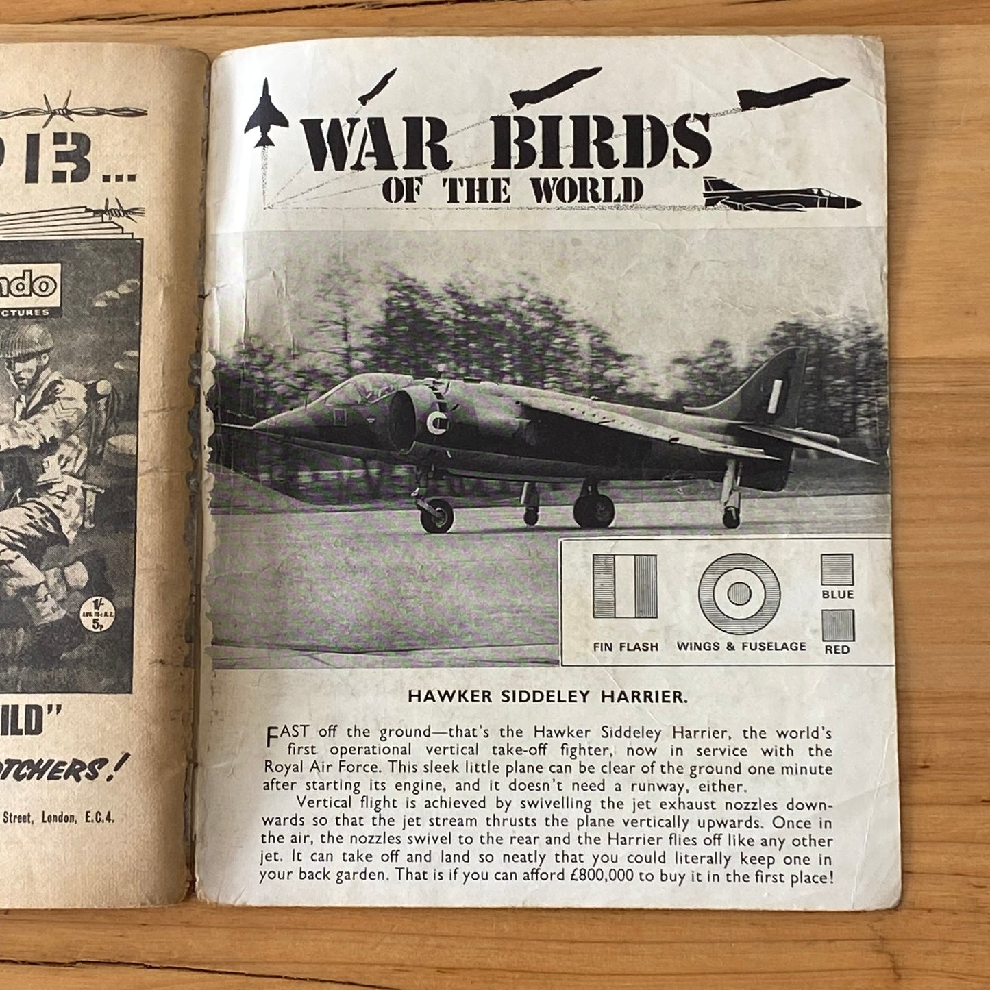 Commando War Comic #490 Six Of The Best 1970