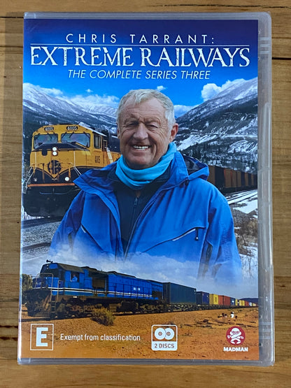 Chris Tarrant's Extreme Railways Complete Series 3 DVD 2-Disc PAL 4 New Sealed