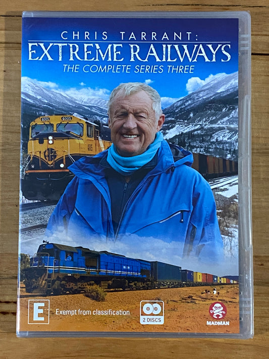 Chris Tarrant's Extreme Railways Complete Series 3 DVD 2-Disc PAL 4 New Sealed