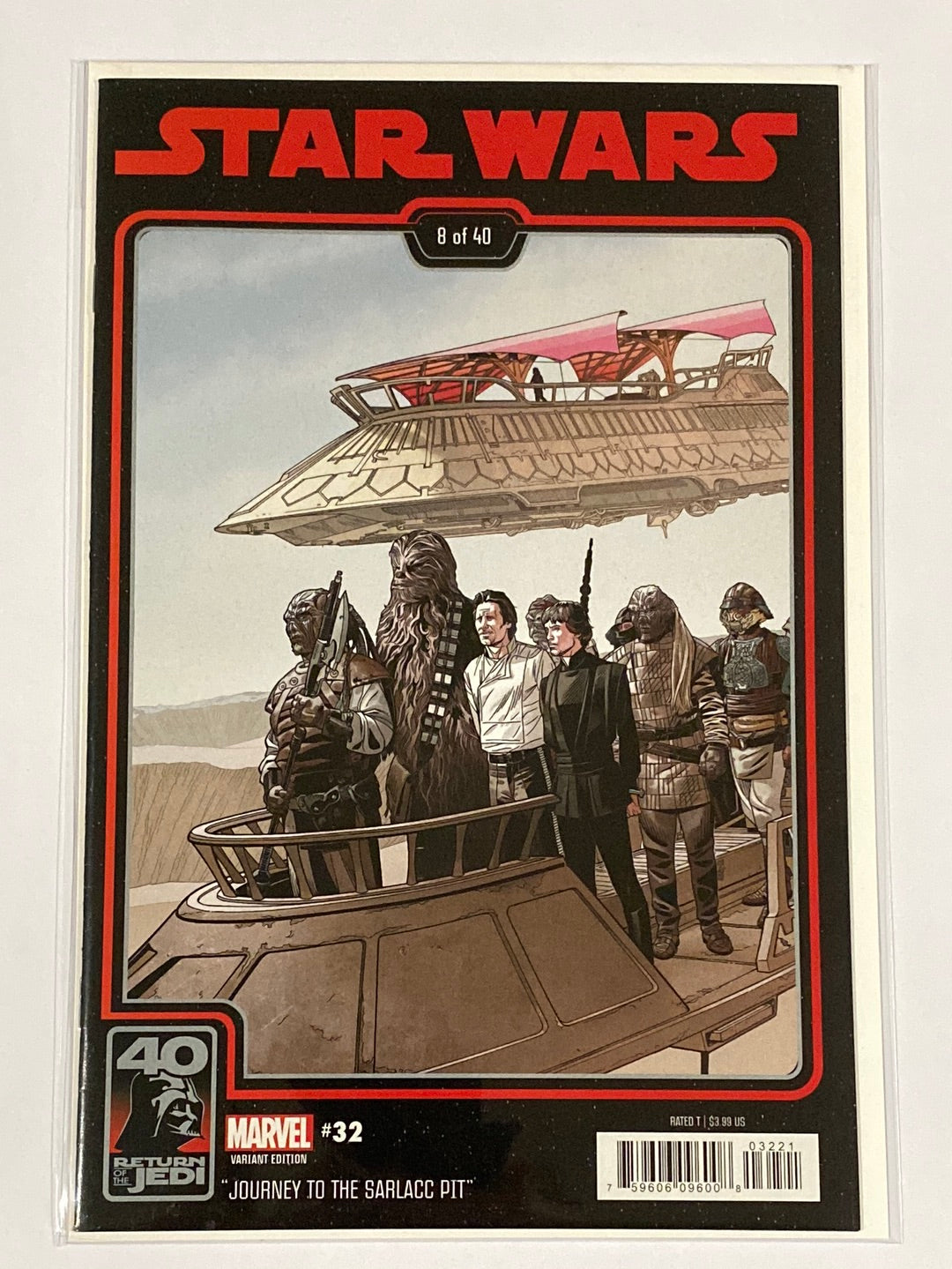 STAR WARS (2020) #32 SPROUSE RETURN OF THE JEDI 40TH ANNIVERSARY VARIANT