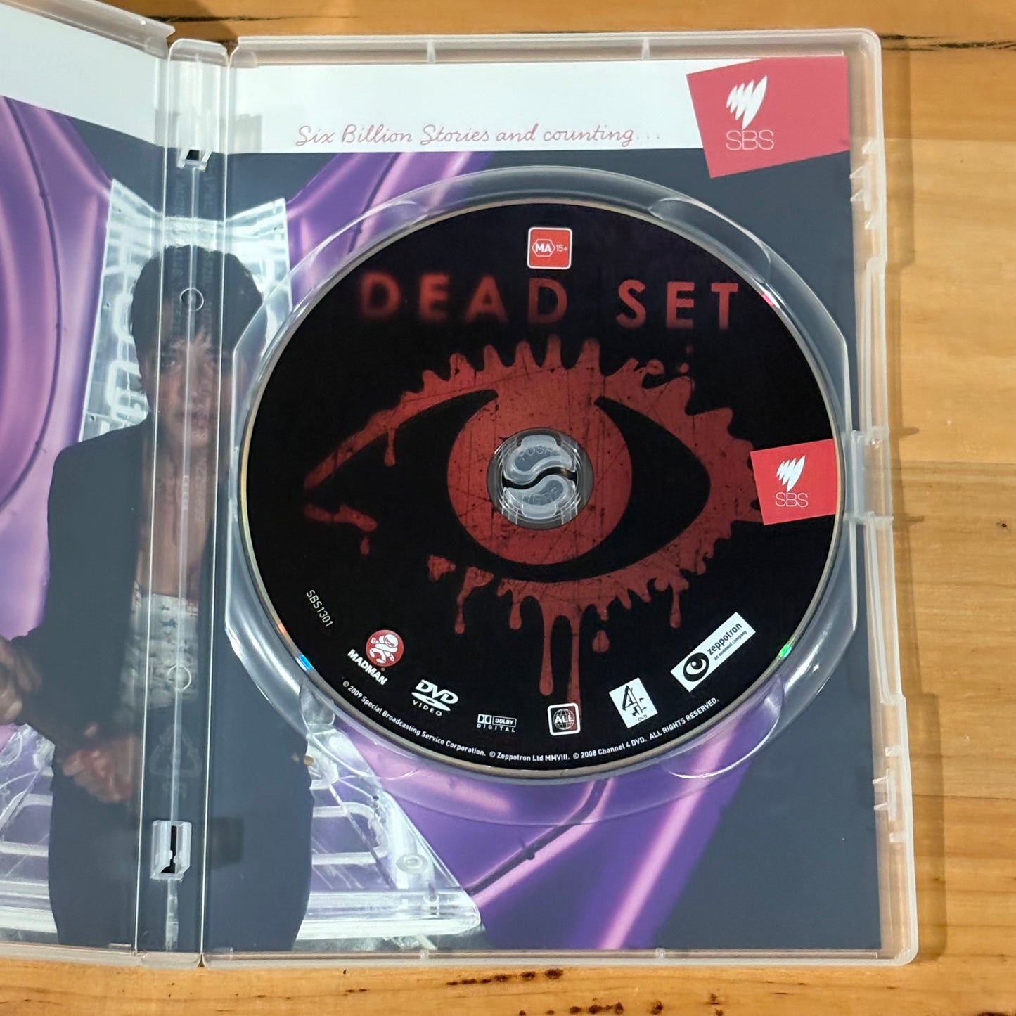 Deadset DVD Horror Zombies and Reality TV British PAL ALL VGC