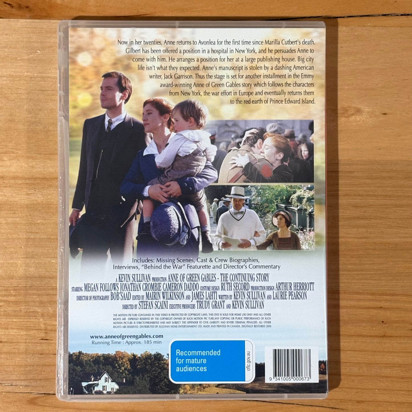Anne of Green Gables 4 DVD Set Complete Classic TV PAL 4 VGC