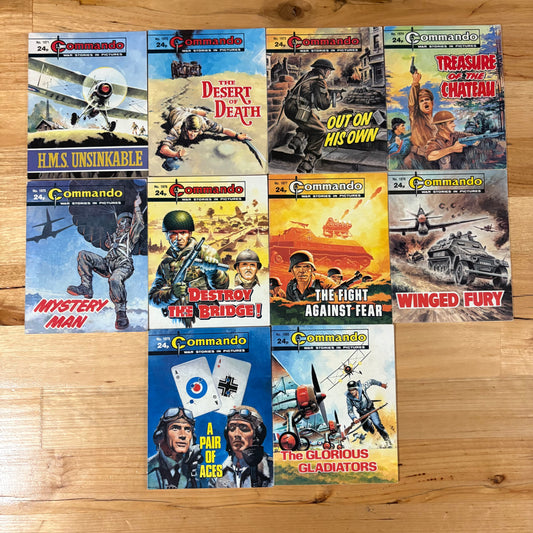 Commando War Comics 1971-1980 Complete Set DC Thomson GD