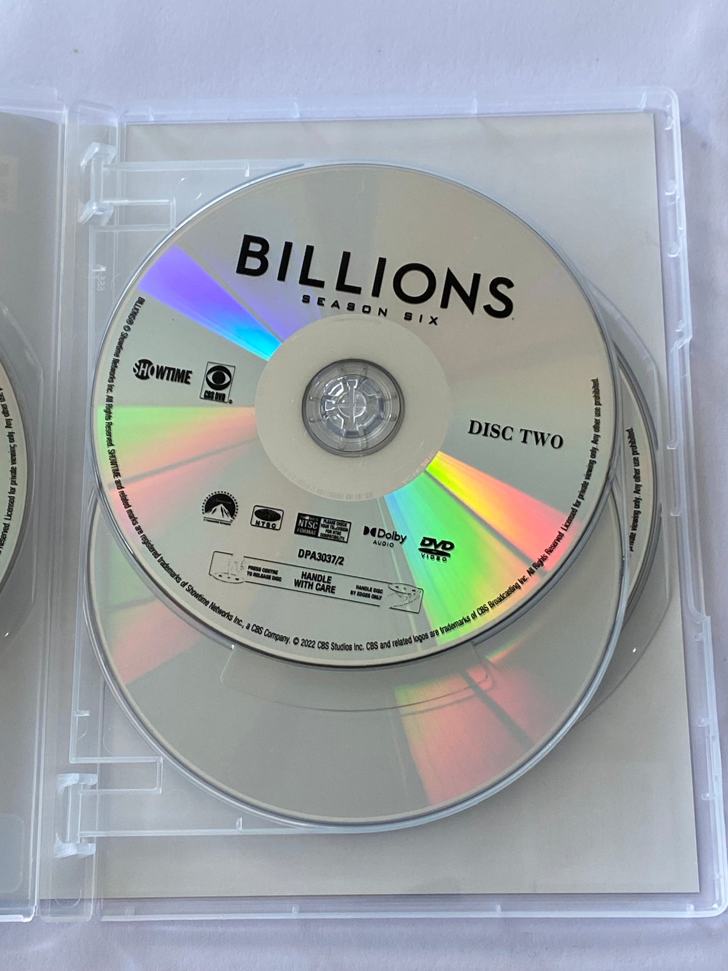 Billions Season 5 & 6 DVD Damian Lewis Paul Giamatti 4-Disc Set NTSC 2,4,5 VGC