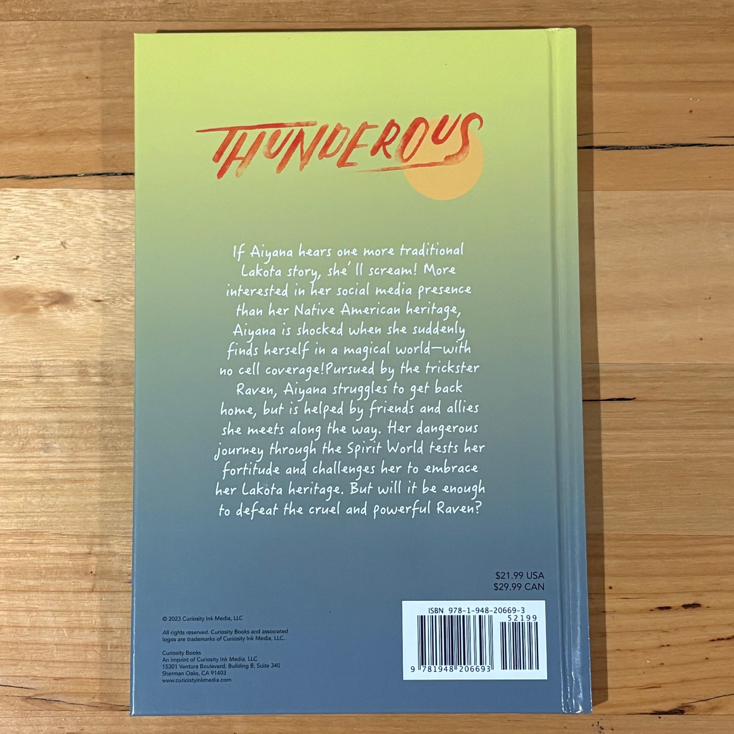 Thunderous Hard Cover Graphic Novel Curiosity Books 2022 New Unread
