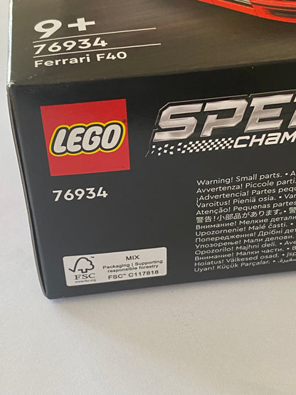 Lego 76934 Speed Champion Ferrari F40 BNIB