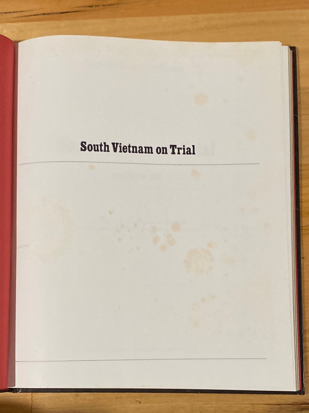 The Vietnam Experience: South Vietnam On Trial Hardcover Boston Publishing Company GD