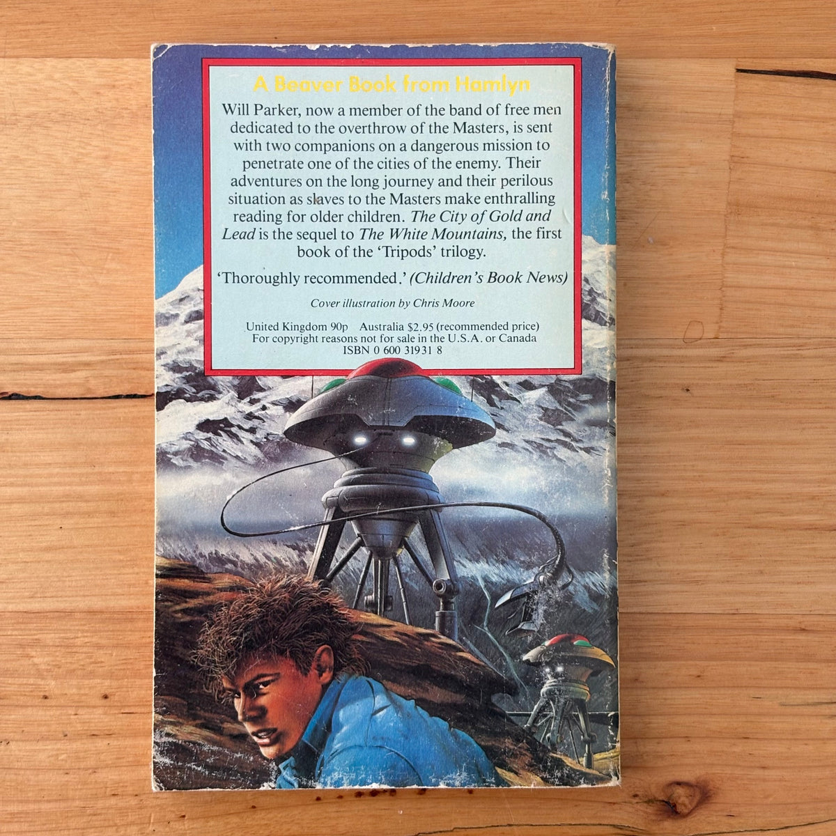 The City Of Gold And Lead by John Christopher Paperback 1981 GD