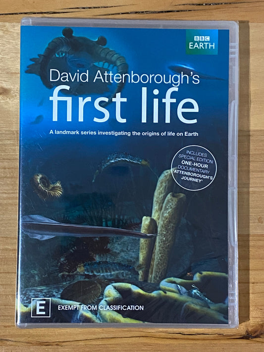 David Attenborough's First Life DVD BBC Documentary PAL 4 New Sealed