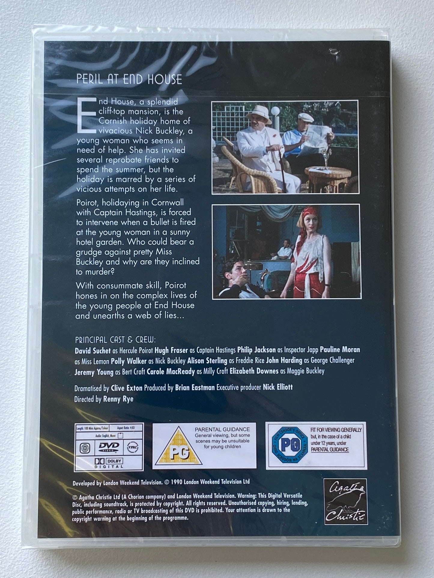 Agatha Christie Poirot Collection Peril At End House DVD PAL 0 New Sealed