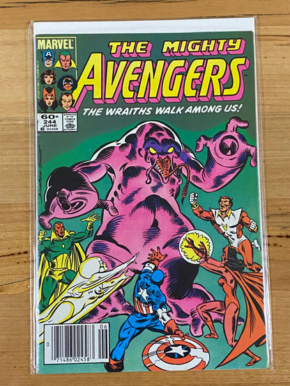 The Avengers #240-249 Comics Complete Set 1984 Average Grade FN