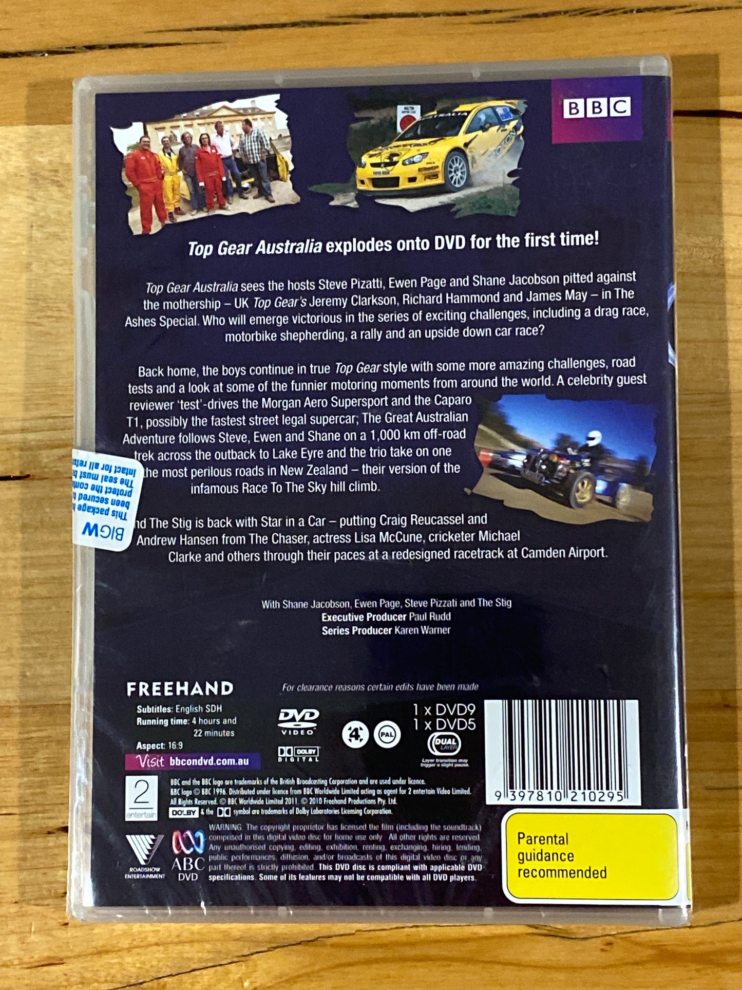 Top Gear Australia DVD 2-Disc PAL 4 New Sealed