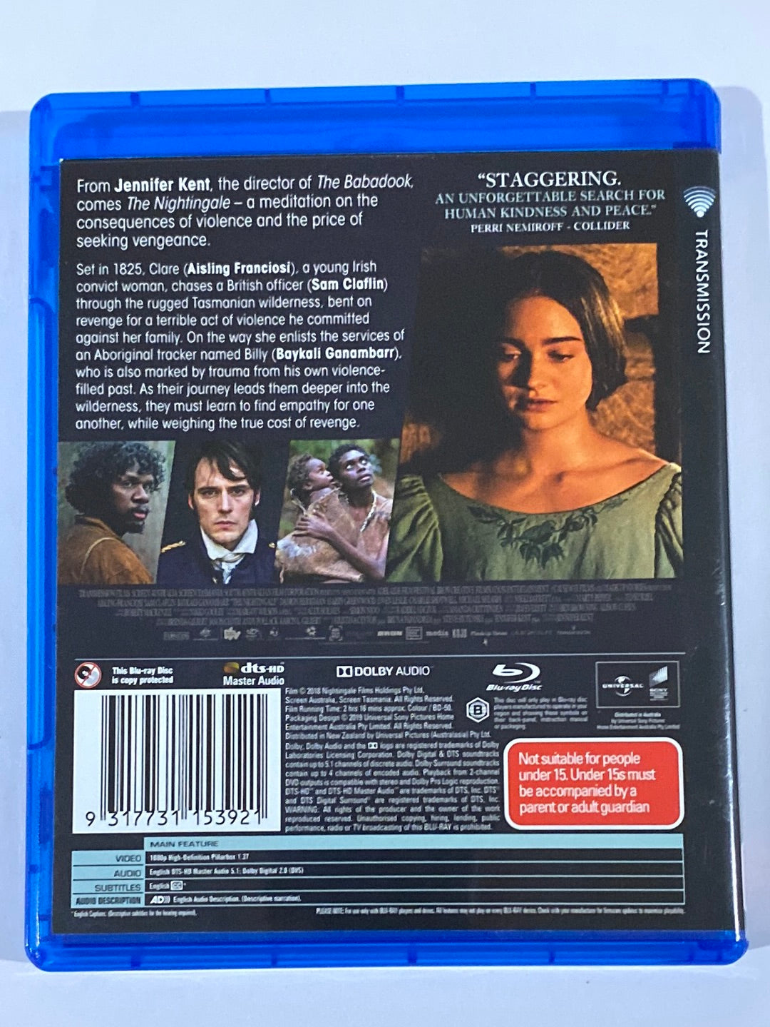 The Nightingale (2018) Blu-Ray VGC