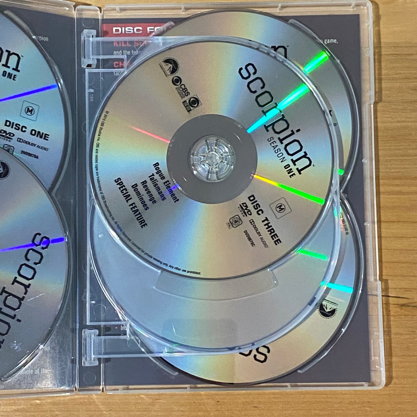 Scorpion Seasons 1 & 2 DVD 6-Disc Sets PAL 4 VGC