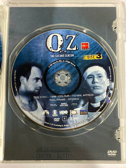 Oz The Second Season DVD 3-Disc Set PAL 4 VGC