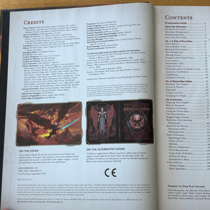 Baldur's Gate Descent Into Avernus Dungeons & Dragons Hardcover 2019 GD