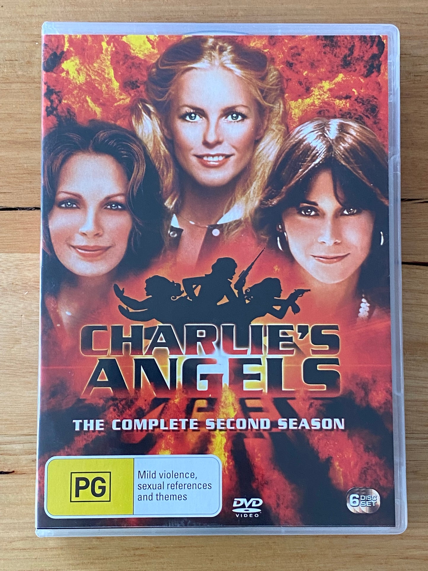 Charlie's Angels Complete Set DVD Seasons 1-5 PAL 4 VGC