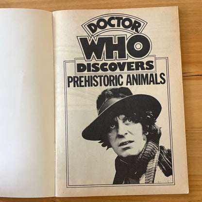 Doctor Who Discovers Prehistoric Animals & Early Man Vintage Paperbacks GD