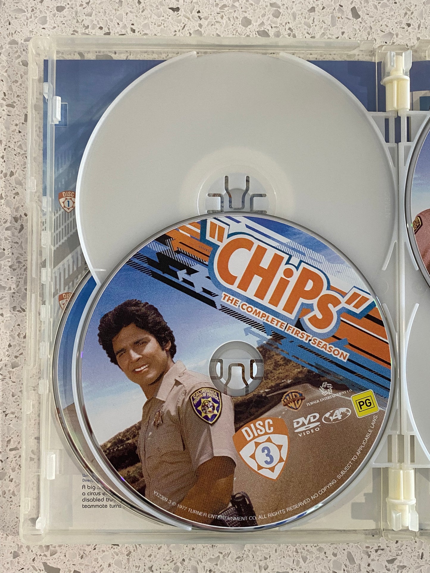 CHiPs Season 1 DVD Classic US Police Show 6-Disc Set VGC