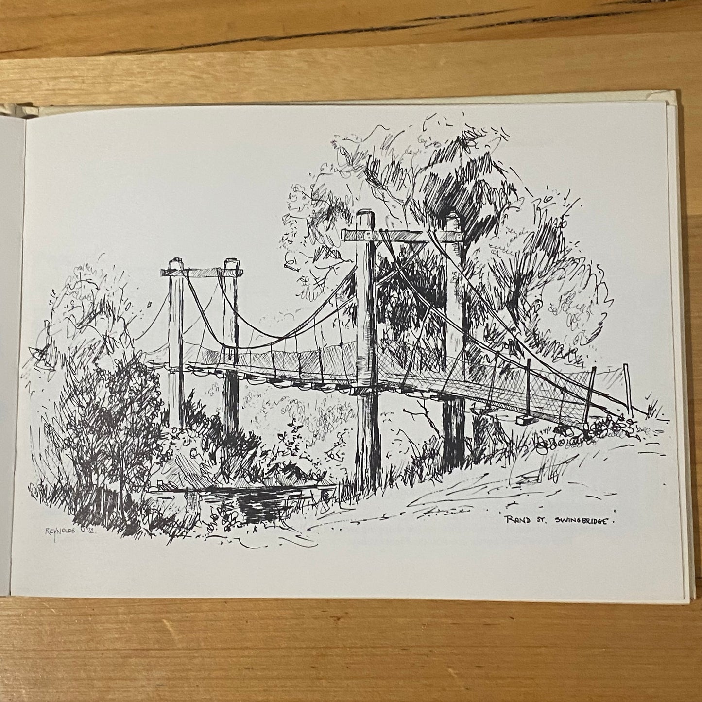 Greensborough and Greenhills Sketchbook Turvey Reynolds Signed Hardcover 1973 GD