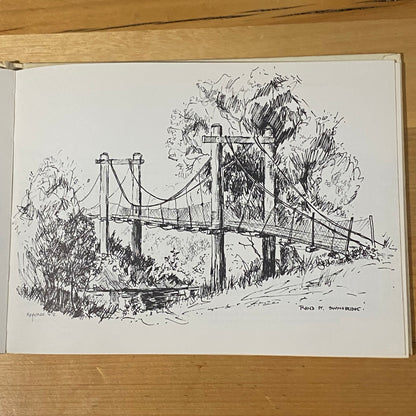 Greensborough and Greenhills Sketchbook Turvey Reynolds Signed Hardcover 1973 GD