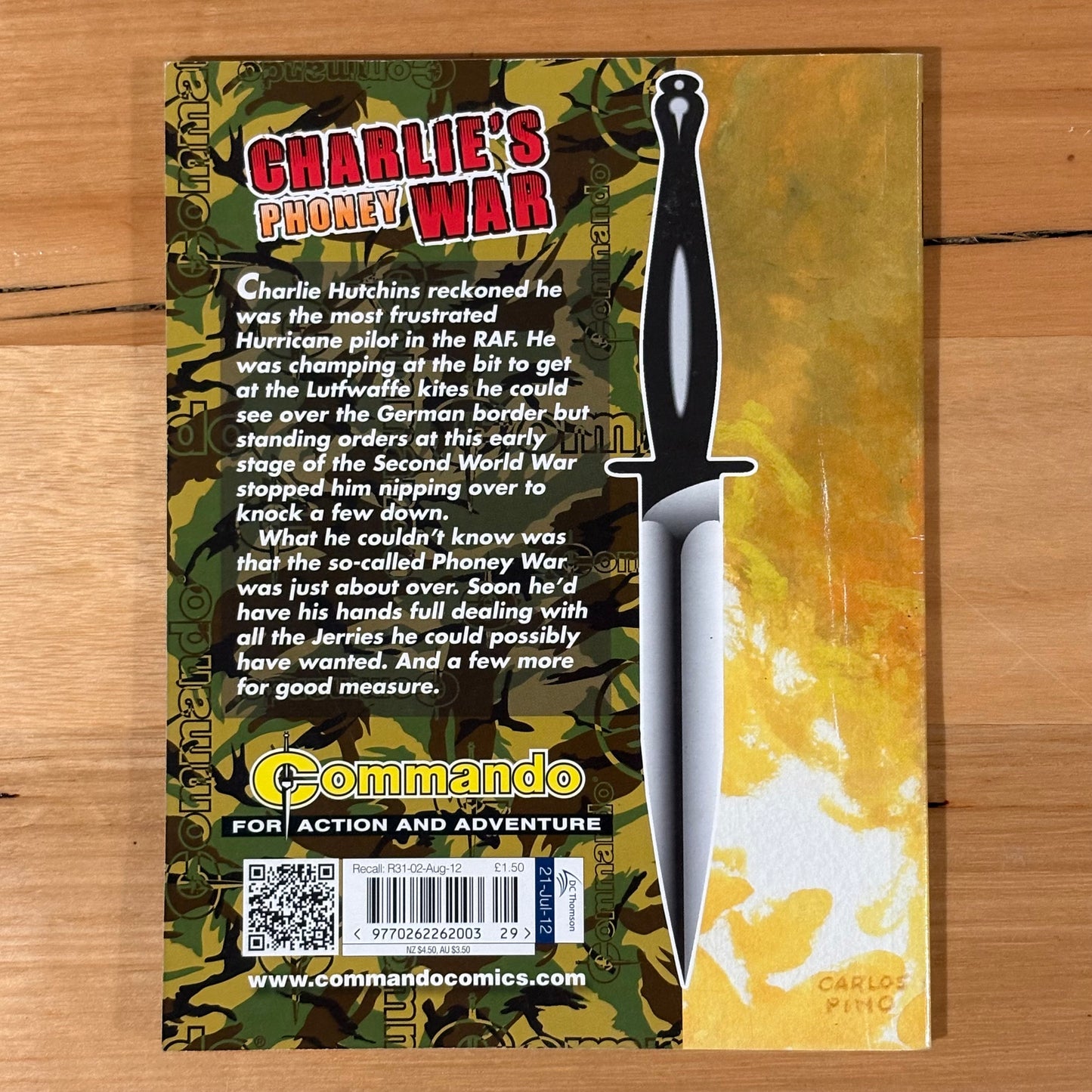 Commando War Comics x 10 Bundle Printed 2012 DC Thomson 051