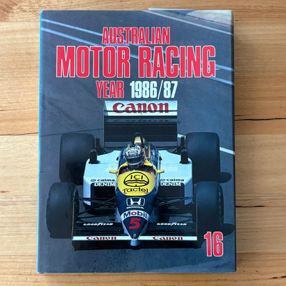 Australian Motor Racing Year 16 1986/87 Hardcover GD