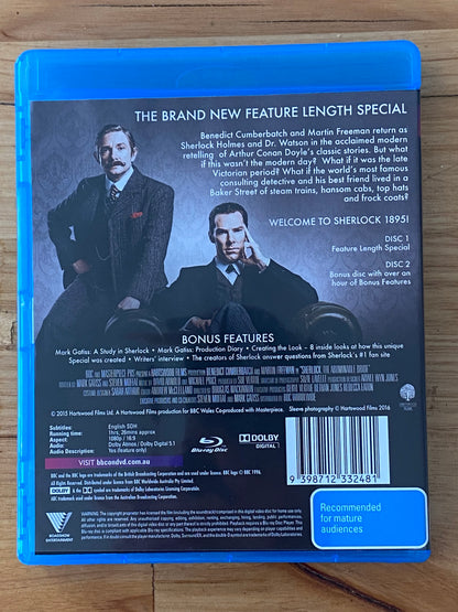 Sherlock Blu-ray Complete Set Series 1-4 BBC Drama Abominable Bride Region B VGC