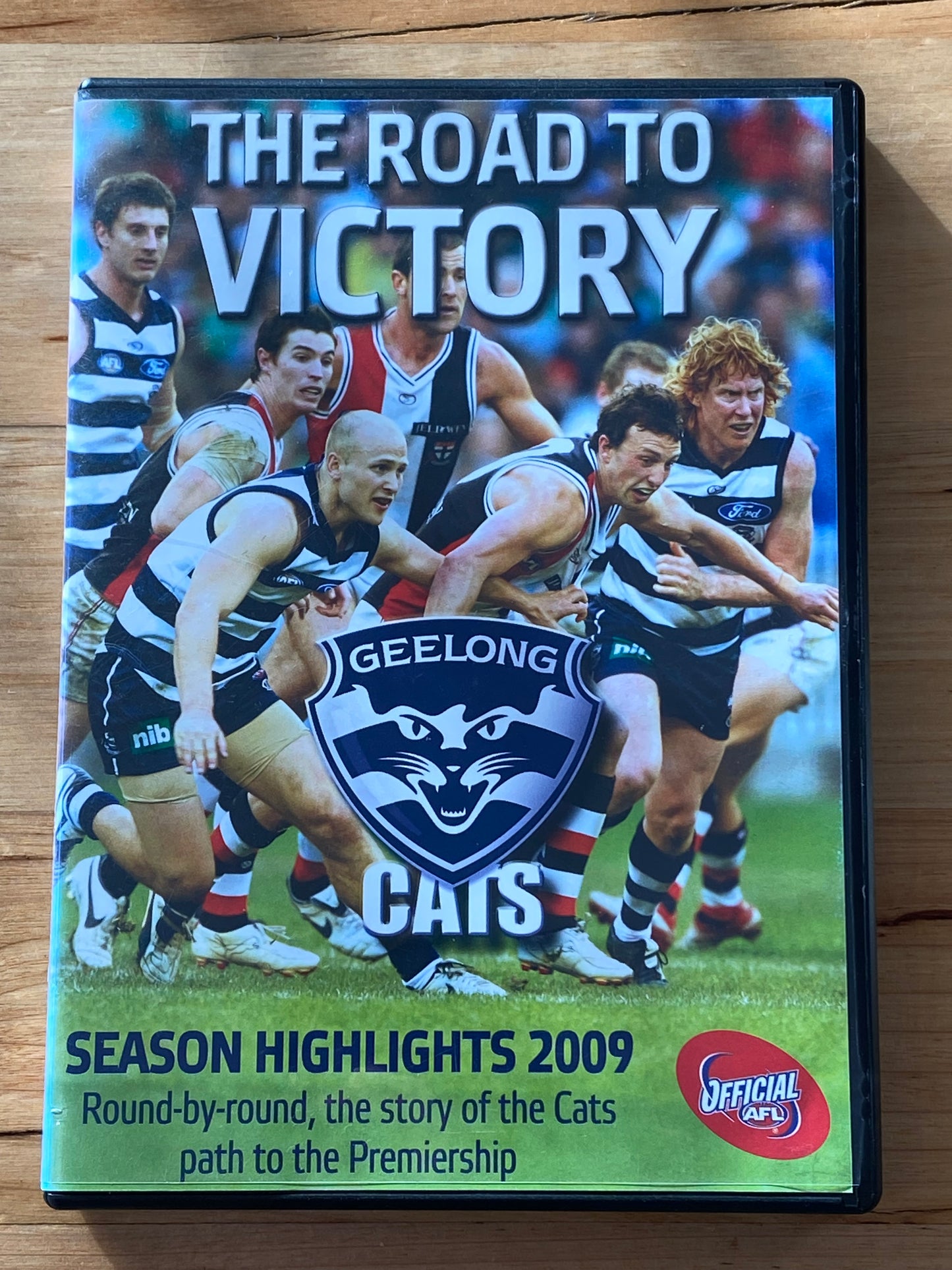 4 Geelong Cats AFL DVDs 2007, 2009, 2011, All PAL 4 VGC