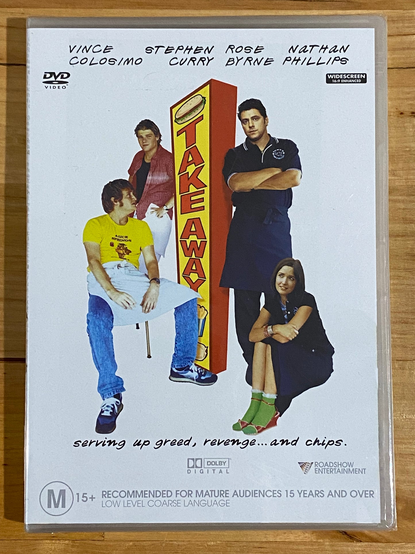 Take Away DVD Australian Comedy Vince Colosimo PAL 4 New Sealed