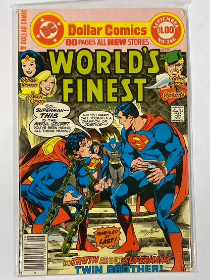 WORLD'S FINEST (1941) #246, #247 and #267 DC COMICS 3 COMIC BUNDLE